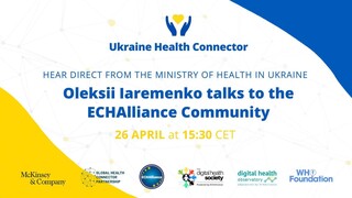 ECHAlliance: Online ραντεβού με τον αναπλ. υπουργό Υγείας της Ουκρανίας για την ανθρωπιστική κρίση