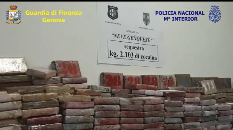 Ιταλικό μπλόκο σε 650 κιλά κοκαΐνης που προορίζονταν για τη Θεσσαλονίκη