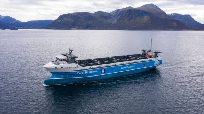 Νορβηγία: Το πρώτο ηλεκτροκίνητο πλοίο για κοντέινερ
