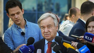 Ουκρανία: Ο ΓΓ του ΟΗΕ Αντόνιο Γκουτέρες συναντά πρόσφυγες στη Μολδαβία