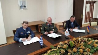 Υπεγράφη το πρόγραμμα στρατιωτικής συνεργασίας Ελλάδας-Αρμενίας