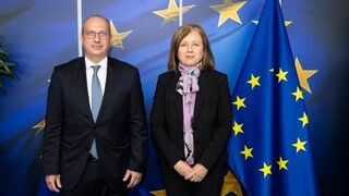 Συνάντηση του Γιάννη Οικονόμου με την Αντιπρόεδρο της Ευρωπαϊκής Επιτροπής, Věra Jourová