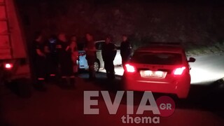 Εύβοια: Στο γκρεμό αυτοκίνητο με 4 επιβάτες - Μεταφέρθηκαν σε κέντρο υγείας