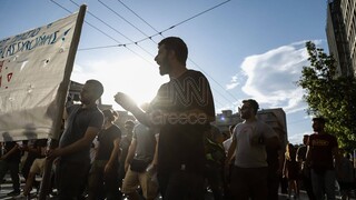 Φοιτητικό συλλαλητήριο στο κέντρο της Αθήνας κατά της πανεπιστημιακής αστυνομίας