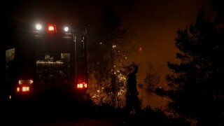 Φωτιά στο πεδίο βολής στην Κόρινθο - Δεν απειλούνται κατοικίες
