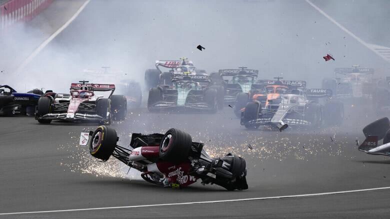 Τρομακτικό ατύχημα στο ξεκίνημα του βρετανικού Grand Prix στο Σίλβερστον