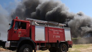 Συναγερμός στην Πυροσβεστική: Φωτιά σε αποθήκη ξυλείας στον Ασπρόπυργο