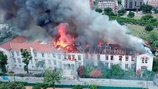 Κωνσταντινούπολη: Στις φλόγες το ελληνικό νοσοκομείο «Βαλουκλή»