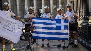 «Bring Them Back»: Πέντε ποδηλάτες διένυσαν 3.000 χλμ. για τα Γλυπτά του Παρθενώνα