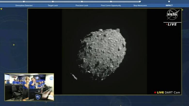 NASA: Οι πρώτες εικόνες μετά την πρόσκρουση του DART στον αστεροειδή «Δίμορφος»