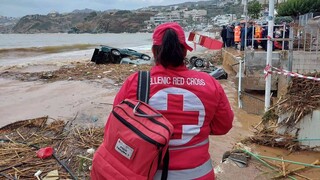 Ο Ελληνικός Ερυθρός Σταυρός στο πλευρό των πληγέντων από τις καταστροφικές πλημμύρες στην Κρήτη