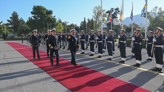 Επίσημη επίσκεψη αρχηγού Πολεμικού Ναυτικού της Ρουμανίας
