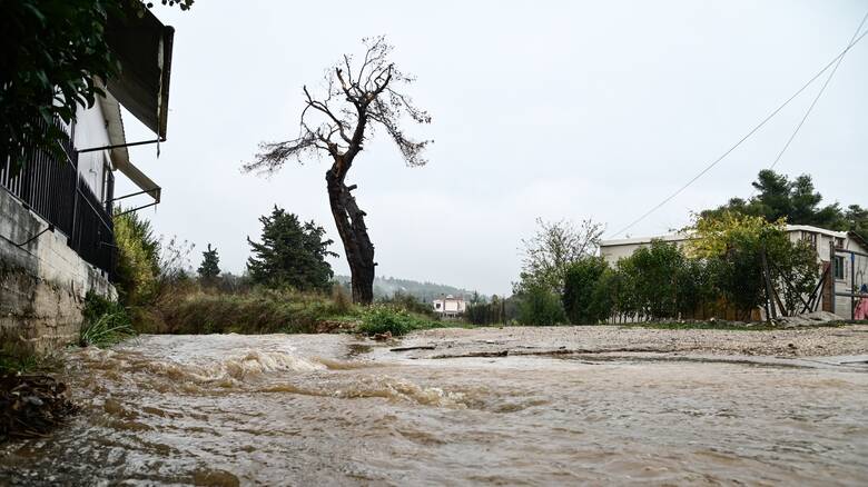 Κακοκαιρία ΑΡΙΕΛ: Πολλά προβλήματα, με πλημμύρες κατωλισθήσεις μέχρι εγκλωβισμούς