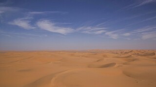 Σαουδική Αραβία: Τεράστιος βράχος σε σχήμα ψαριού αναδύεται από την άμμο της έρημου