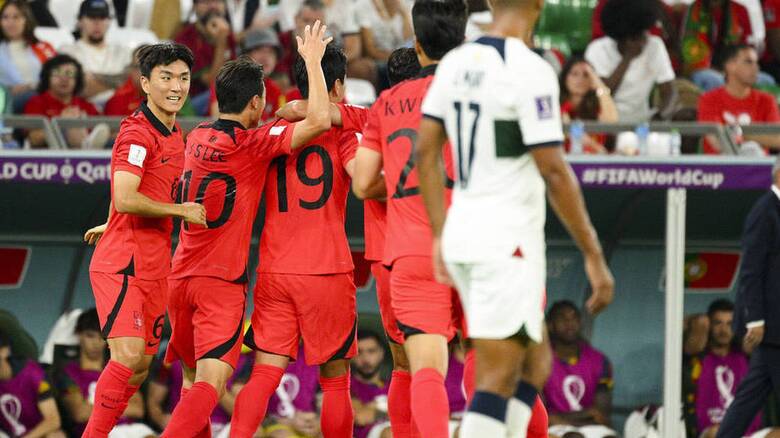Μουντιάλ 2022 - Νότια Κορέα - Πορτογαλία 2-1: Ανατροπή για τους «16» με ήρωα τον Χε-Τσαν Χουάνγκ