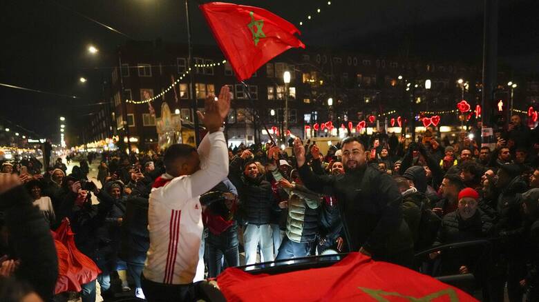 Μουντιάλ 2022: Επεισόδια στην Ολλανδία στους πανηγυρισμούς Μαροκινών