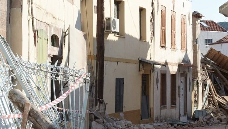 Μυτιλήνη: «Κίτρινα» εννέα σπίτια στο Μόλυβο μετά το σεισμό - Συνεχίζονται οι αυτοψίες