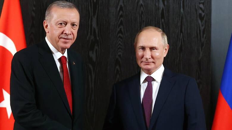 Πούτιν - Ερντογάν: Προτεραιότητα η δημιουργία περιφερειακού κόμβου φυσικού αερίου στην Τουρκία