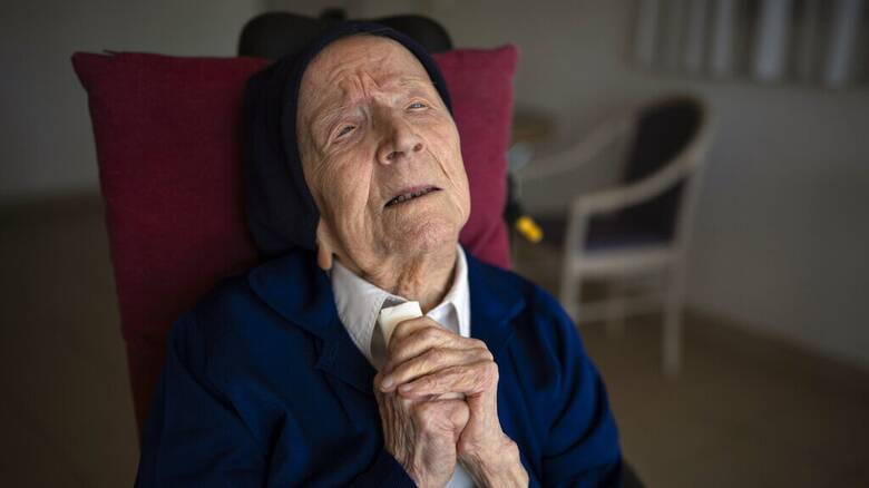 Πέθανε σε ηλικία 118 ετών η μοναχή Αντρέ – Ήταν το γηραιότερο άτομο στον πλανήτη