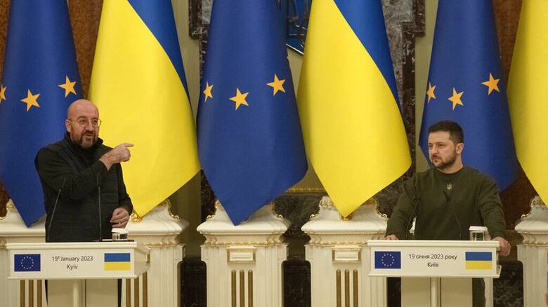 Μισέλ σε Ζελένσκι: Η ΕΕ συζητά και 10η δέσμη κυρώσεων σε βάρος της Ρωσίας