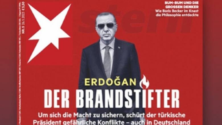 Stern: «Ο εμπρηστής Ερντογάν» - Ακυρώθηκε το ταξίδι του στο Βερολίνο