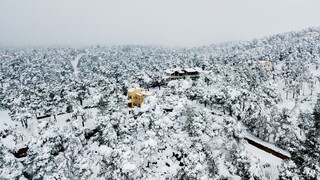 Το 12% της χερσαίας έκτασης της Ελλάδας καλύπτεται από χιόνι - Στα «λευκά» η Ευρυτανία