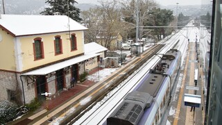 Κακοκαιρία Μπάρμπαρα: Καταργούνται δρομολόγια τρένων στον άξονα Αθήνα-Θεσσαλονίκη
