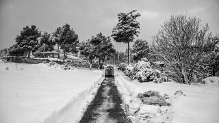 Κακοκαιρια «Μπάρμπαρα»: Χιονοκαταιγίδα «χτυπά» το Βόλο -  Χιόνια και στην Αχαΐα