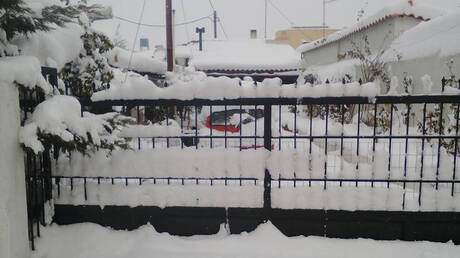 Κακοκαιρία Μπάρμπαρα: Αγνοείται ηλικιωμένος σε χωριό της Εύβοιας «βυθισμένο» στο χιόνι
