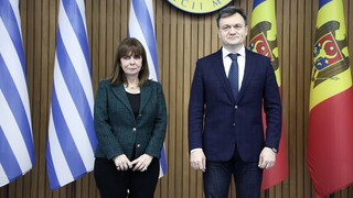 Κατερίνα Σακελλαροπούλου: Συνάντηση με τον πρωθυπουργό της Μολδαβίας