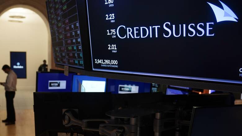 Credit Suisse: Πτώση κατά 11,10% στη μετοχή της