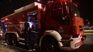 Φωτιά στο πρώην κάμπινγκ του ΕΟΤ στην Επανομή Θεσσαλονίκης
