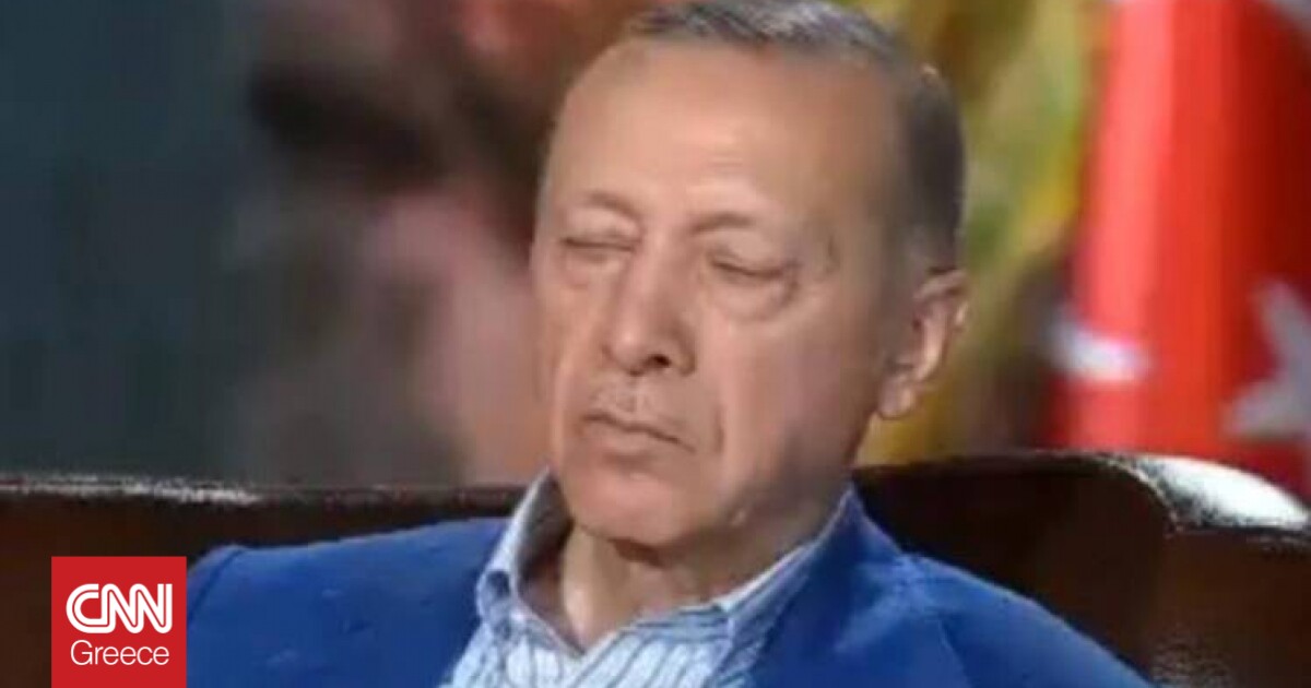 Erdogan slept in an interview through the channels and it went viral