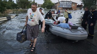 Ουκρανία - Ανατίναξη φράγματος: Εικόνες καταστροφής από τις πλημμύρες