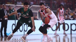 Basket League: Ολυμπιακός - Παναθηναϊκός 75-52: «Ερυθρόλευκο» προβάδισμα