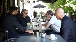 Μητσοτάκης: Για καφέ με Ρέμο και Τσαπατάκη στη Θεσσαλονίκη