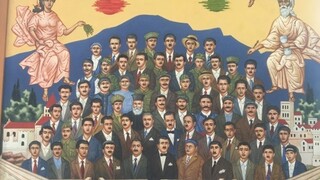 Ηράκλειο: Οι 62 Μάρτυρες του 1942 σε πίνακα που μοιάζει με αγιογραφία