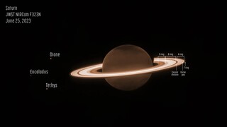 Οι δακτύλιοι του Κρόνου λάμπουν στη νέα φωτογραφία του τηλεσκοπίου Webb
