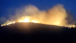 Φωτιά στην Εύβοια: «Δύσκολο βράδυ» λέει ο αντιδήμαρχος Aλιβερίου - Ενισχύθηκαν οι δυνάμεις