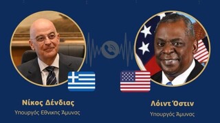 Επικοινωνία Δένδια - Όστιν με θέμα την αμυντική σχέση Ελλάδας - ΗΠΑ
