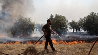Πυρκαγιά στο Σαρωνικό: Τραυματίστηκαν τρεις εθελοντές πυροσβέστες