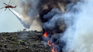 Φωτιά στο Λουτράκι: Βίντεο από το καταστροφικό πέρασμα της πύρινης λαίλαπας