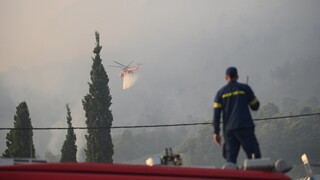 Συνεχίζεται η μάχη με τις φλόγες: Καίγονται σπίτια στο Ασκληπιείο, κινδυνεύουν Γεννάδι και Βάτι