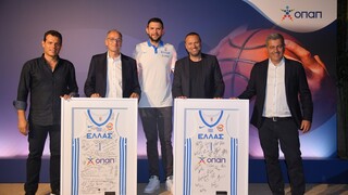 Ο ΟΠΑΠ εύχεται «καλή επιτυχία» στην Εθνική Ομάδα Μπάσκετ