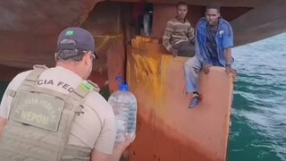 Τέσσερις Νιγηριανοί επιβίωσαν 14 ημέρες στο πηδάλιο πλοίου προτού διασωθούν στη Βραζιλία