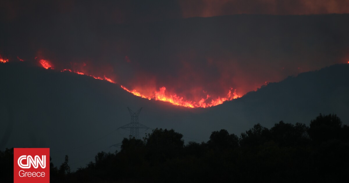 Φωτιά στην Καβάλα: Συνεχίζεται η μάχη στον Νέστο – Επιφυλακή για το περιαστικό δάσος και το Παγγαίο