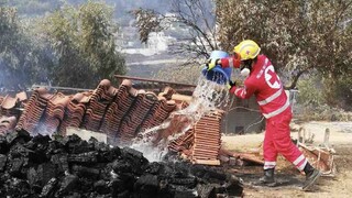 Η προσφορά των εθελοντών του Ελληνικού Ερυθρού Σταυρού στα πύρινα μέτωπα της χώρας