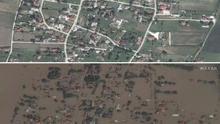 Πλημμύρες στη Θεσσαλία: Εφιαλτικές οι δορυφορικές εικόνες από το «πριν» και το «μετά»