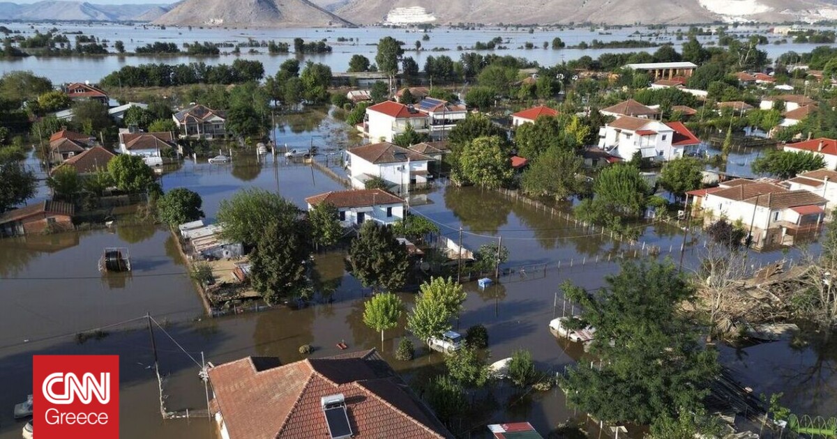 Πλημμύρες στη Θεσσαλία: Η λάσπη έφτασε μέχρι τη Χαλκιδική