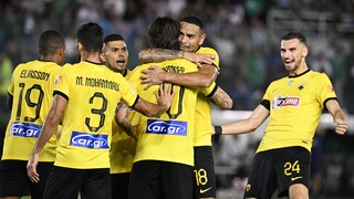 Παναθηναϊκός - ΑΕΚ 1-2: «Kιτρινόμαυρο» βάφτηκε το ντέρμπι της Super League στη Λεωφόρο